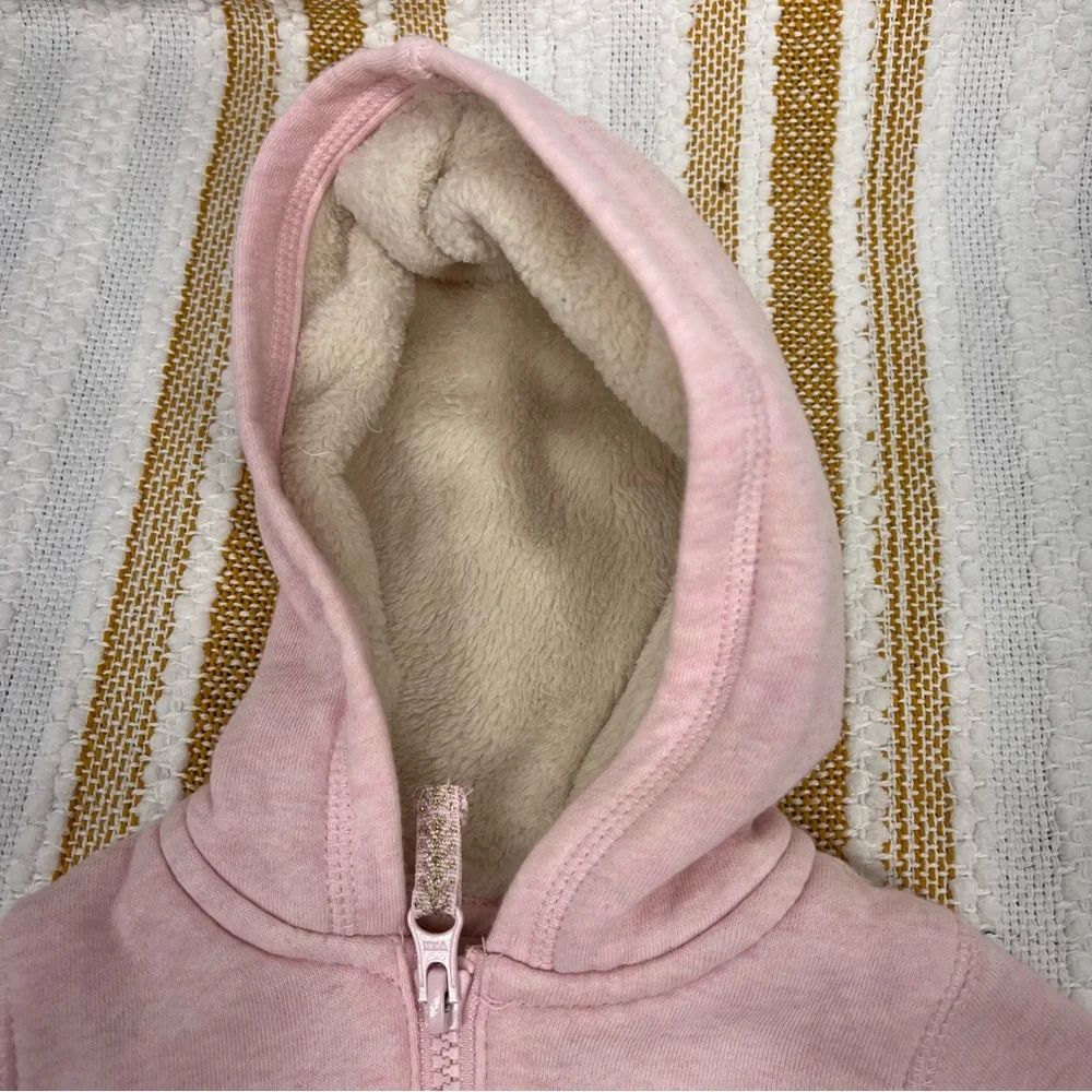 Baby Girls Zip-Up Fleece Hoodie 12M Heather Carters‎